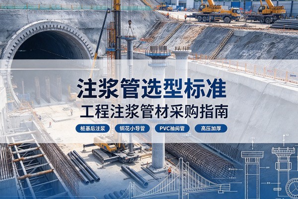 禹王台注浆管选型标准