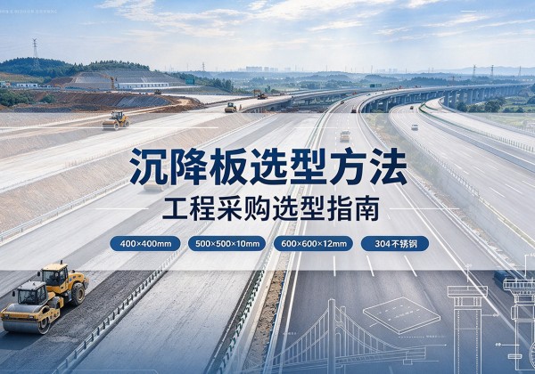 禹王台沉降板选择方法